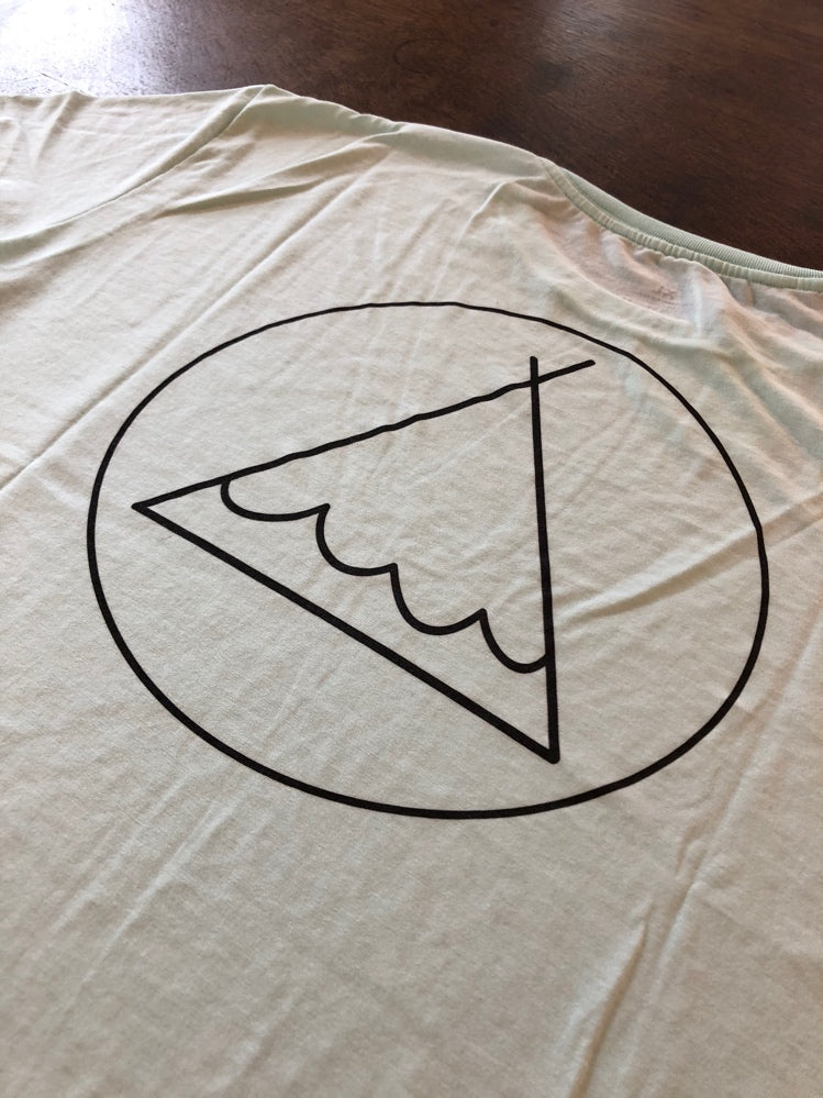 T-Shirt Line Tent - Mint Pastel  SA102 Size XL